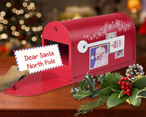 Enigmatic magical mailbox for santa